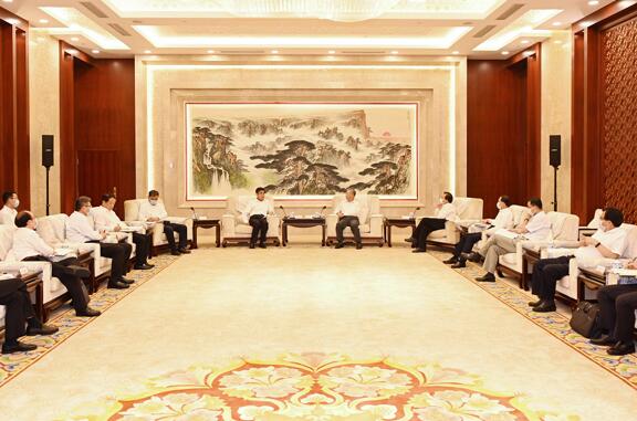 舒印彪拜會山東省委書記劉家義、省長李干杰