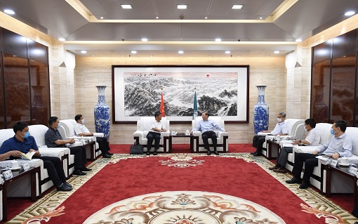 國家電網有限公司總經理、黨組副書記辛保安會見寧夏回族自治區(qū)副主席吳秀章
