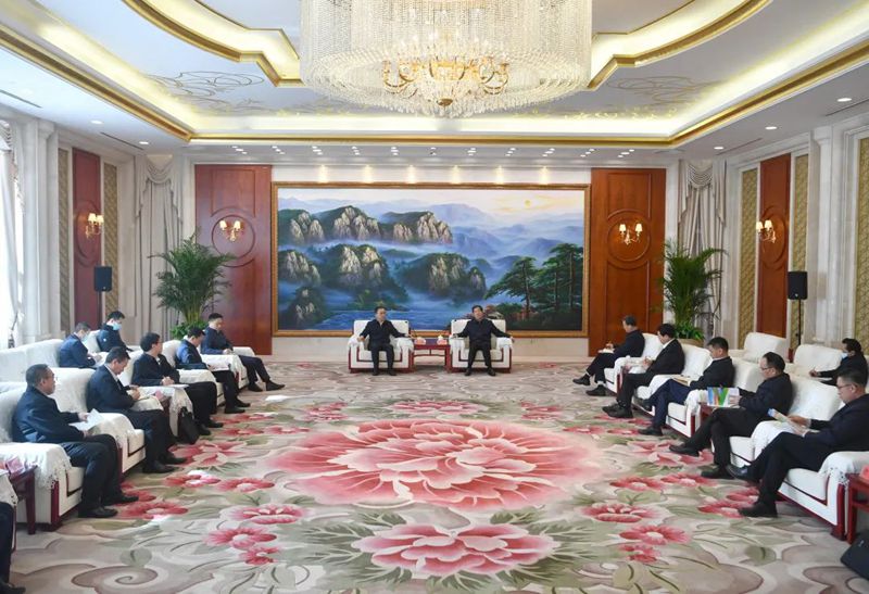 鄒磊拜會(huì)寧夏回族自治區(qū)黨委書記、人大常委會(huì)主任陳潤(rùn)兒