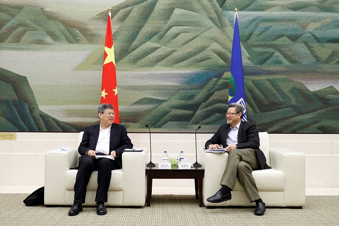 錢智民會(huì)見(jiàn)內(nèi)蒙古自治區(qū)黨委常委、通遼市委書(shū)記孟憲東