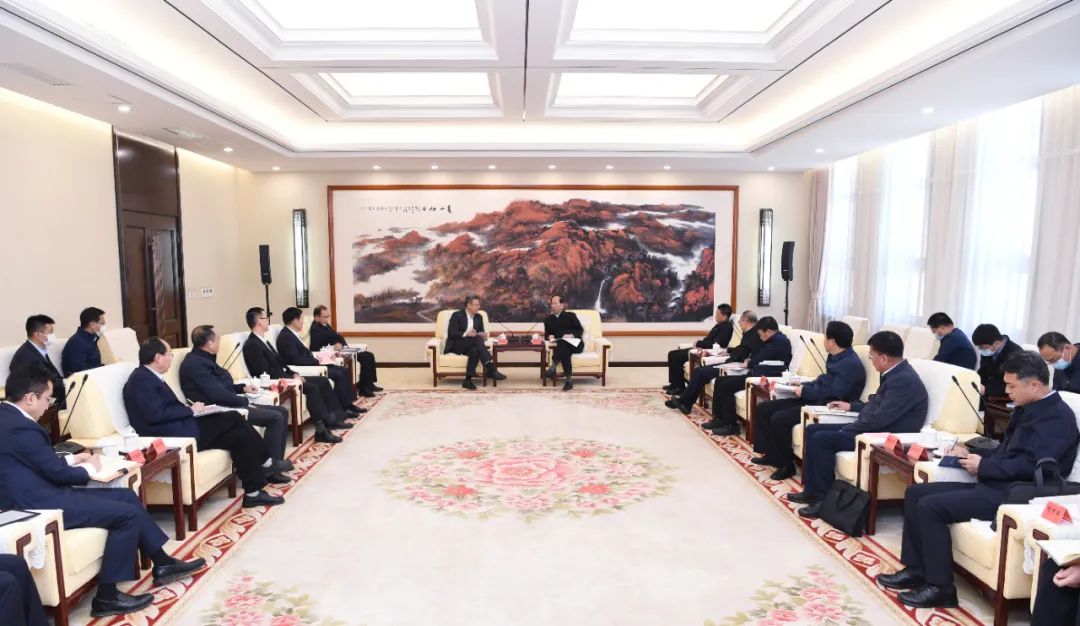 錢智民、江毅拜會(huì)內(nèi)蒙古自治區(qū)黨委書記、人大常委會(huì)主任石泰峰