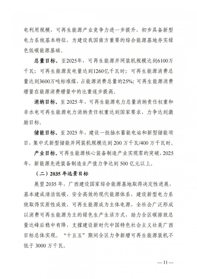 廣西“十四五”規(guī)劃：大力發(fā)展光伏發(fā)電，到2025年新增光伏裝機15GW！