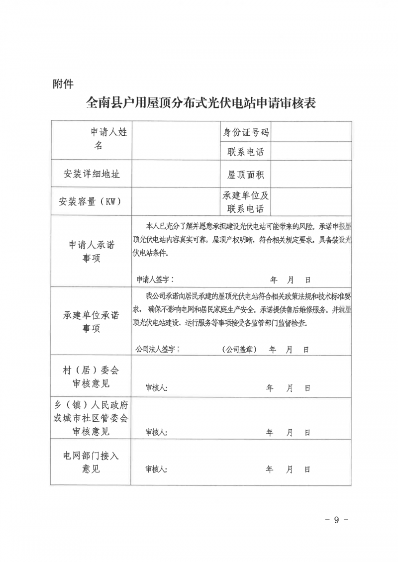 江西全南：不得利用光伏對群眾進行虛假宣傳、鼓動貸款，違規(guī)則納入失信企業(yè)黑名單！