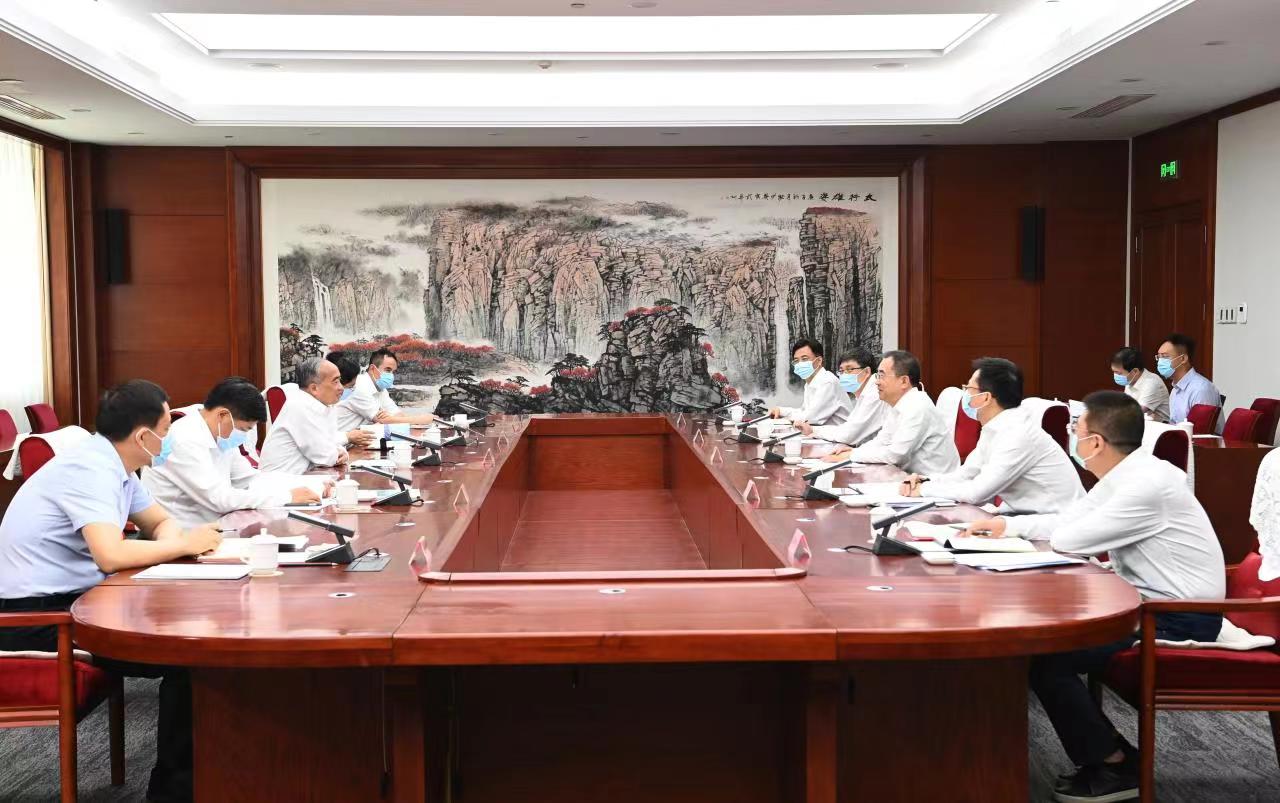 鄒磊拜會山西省委書記、省人大常委會主任林武