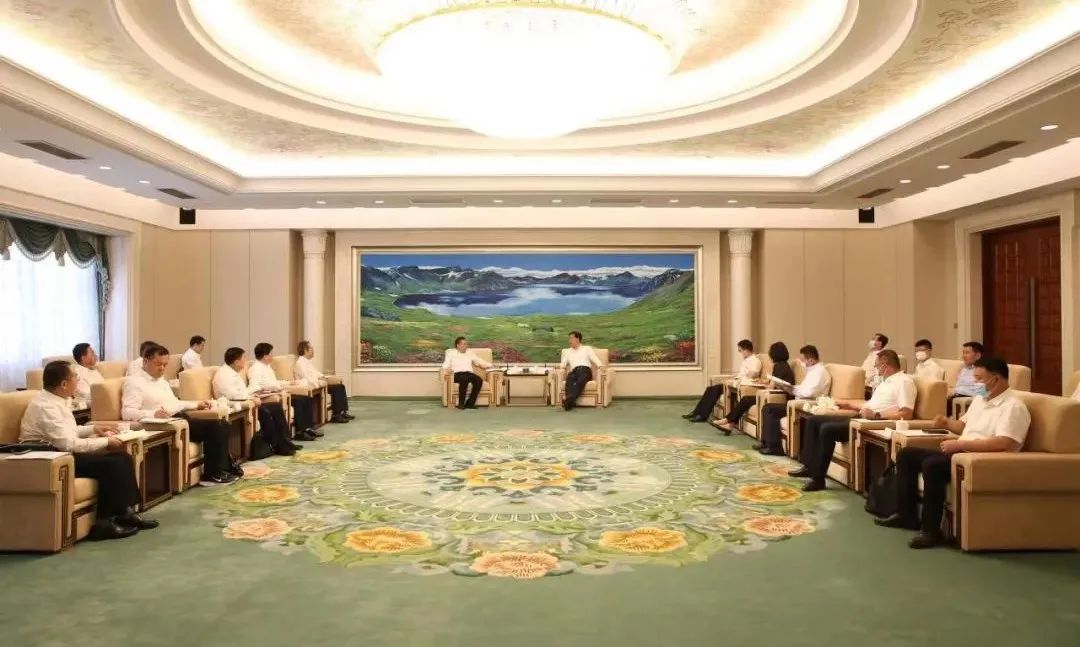 中國能建黨委書記、董事長宋海良拜會吉林省委常委、長春市委書記張志軍