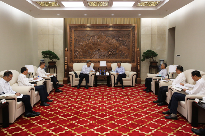 錢智民拜訪農(nóng)發(fā)行黨委書記、董事長錢文揮