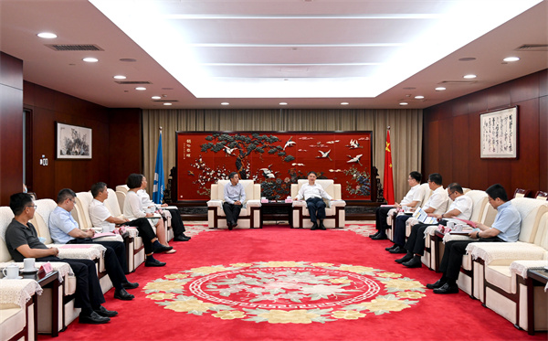 溫樞剛會(huì)見中國(guó)信達(dá)黨委書記、董事長(zhǎng)張衛(wèi)東