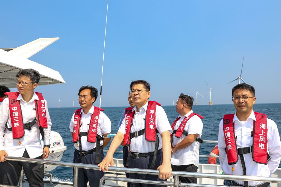 韓君赴廣東陽江、福建福州調(diào)研三峽集團海上風(fēng)電項目