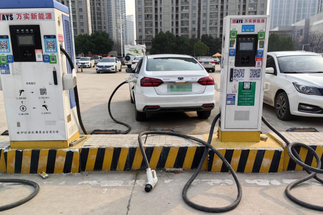 新能源車充電槍被扔積水中，對(duì)“城市家電”需多加愛護(hù)