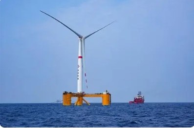 青島制造！我國首座深遠(yuǎn)海浮式風(fēng)電平臺“海油觀瀾號”完成海上安裝