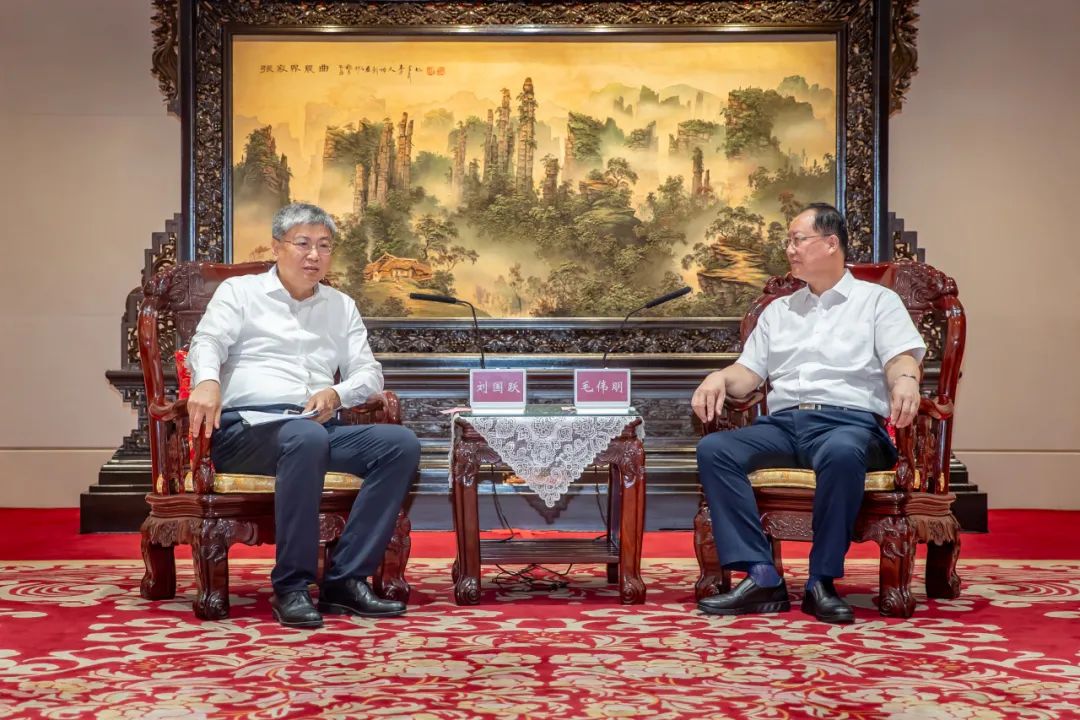 國家能源集團黨組書記、董事長劉國躍拜會湖南省委副書記、省長毛偉明