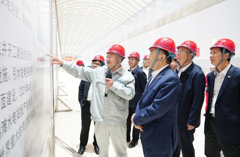 中國能建黨委書記、董事長宋海良赴白鶴灘水電站調(diào)研