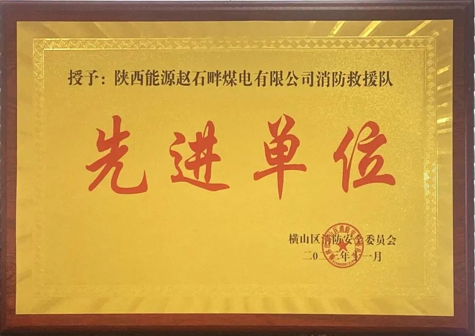 優(yōu)秀！再續(xù)輝煌！陜投集團(tuán)趙石畔煤電消防工作又獲表彰