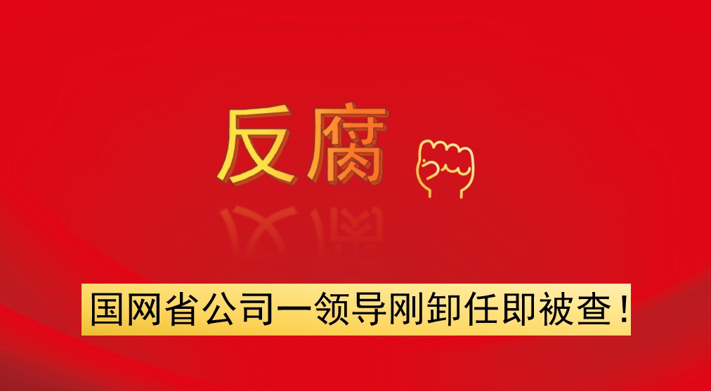 國網(wǎng)省公司一領(lǐng)導(dǎo)剛卸任即被查！